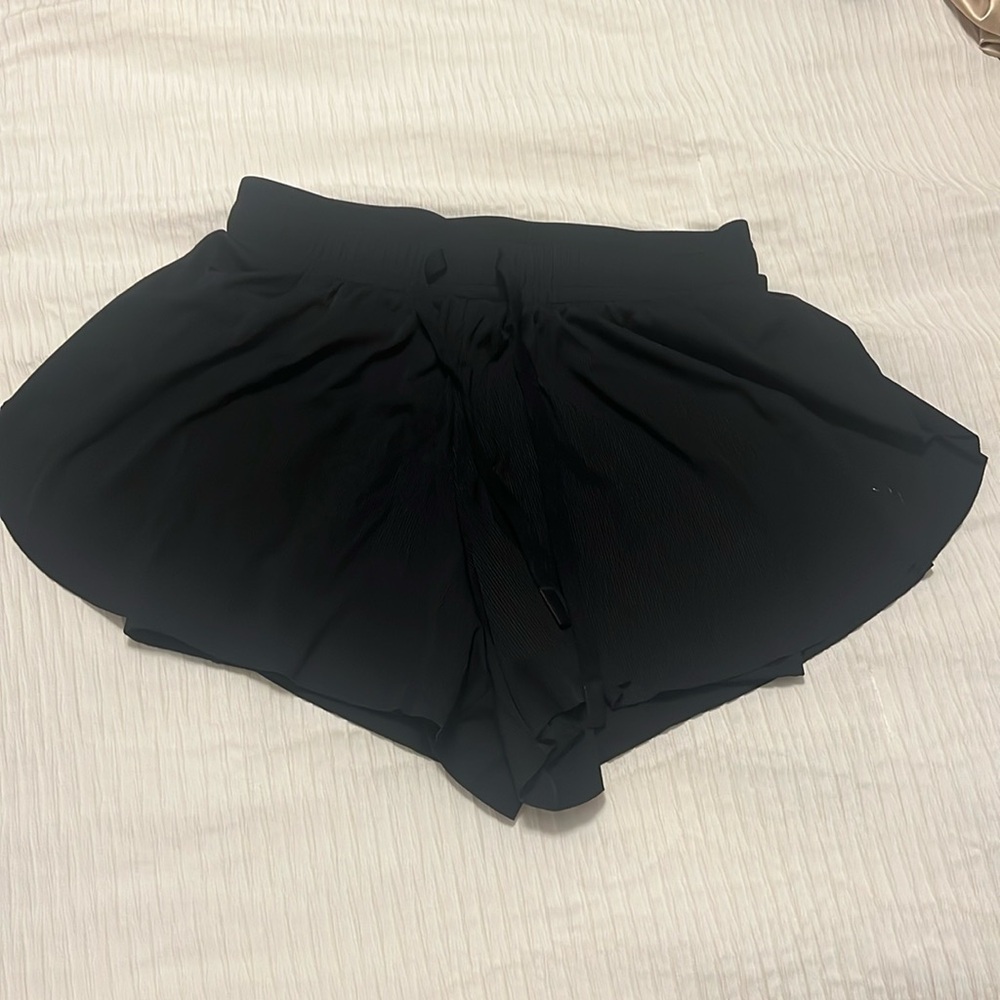 joy lab ribbed black athletic shorts